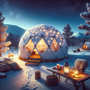 Experiencias únicas en España en enero: glamping en la nieve