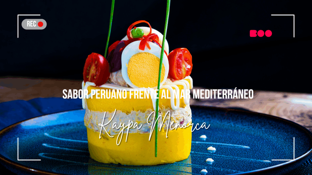 Kaypa Menorca: sabor peruano frente al mar Mediterráneo