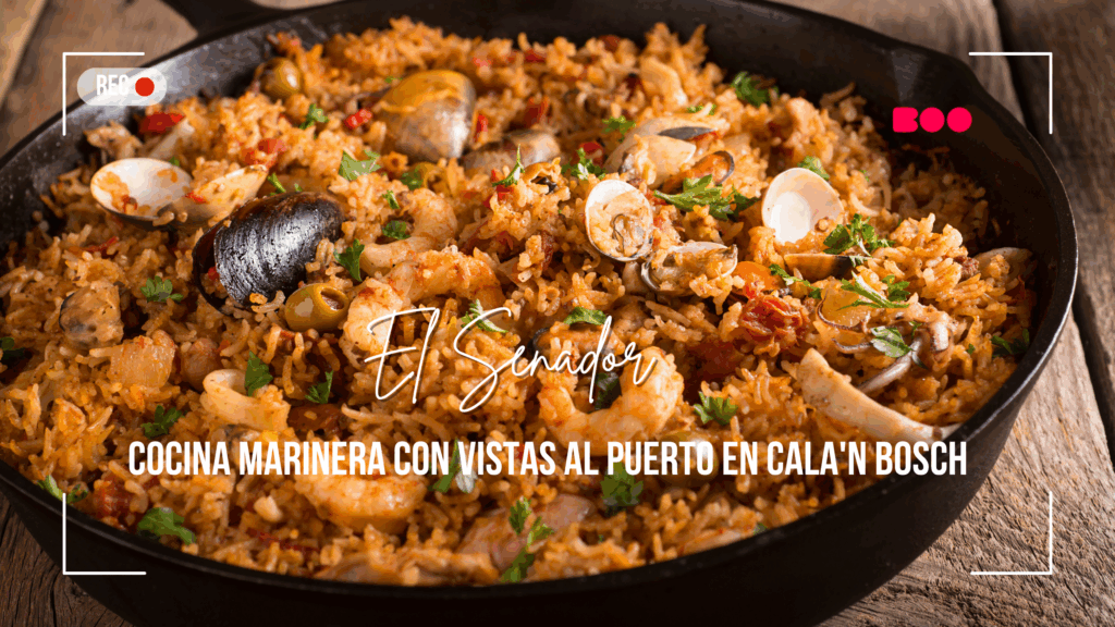 El Senador: cocina marinera con vistas al puerto en Cala’n Bosch