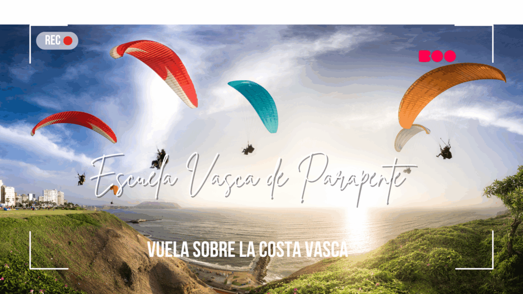 Escuela Vasca de Parapente: vuela sobre la costa vasca