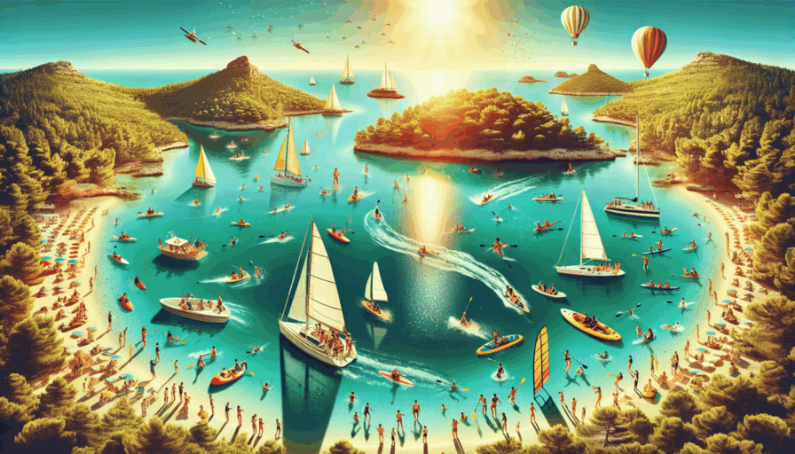 Actividades náuticas en verano en las islas Baleares